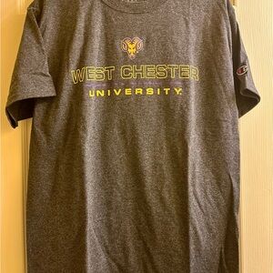 West Chester University Champion Gray Short Sleeve T-shirt - Size Medium